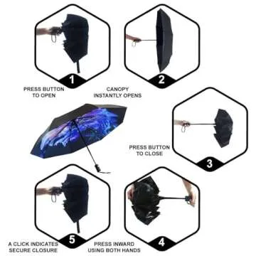 SY COMPACT Travel Windproof Automatic Umbrella