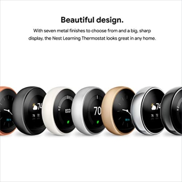 Google Nest Learning Thermostat Smart Home Comfort Solution