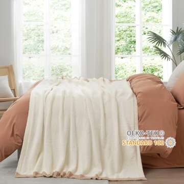 Snuggle Sac Ultra Soft Reversible Throw Blanket - Perfect Gift