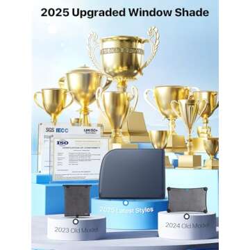 Nmoiss Car Window Shades for Ultimate UV Protection