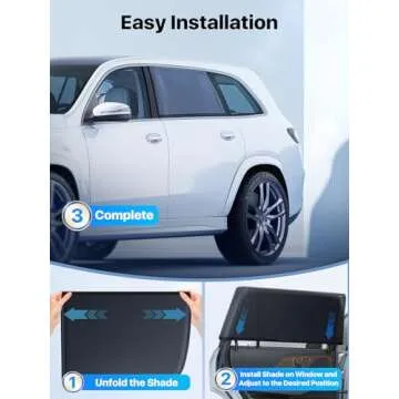 Nmoiss Car Window Shades for Ultimate UV Protection