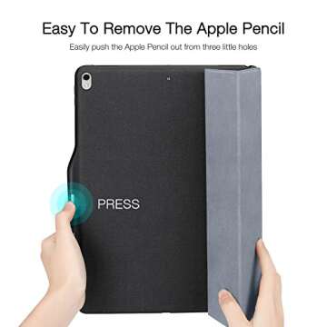 Stylish iPad Pro 12.9 Folio Case with Smart Features