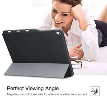 Stylish iPad Pro 12.9 Folio Case with Smart Features