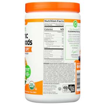 Orgain Organic Immunity Up! Powder, Orange Tangerine