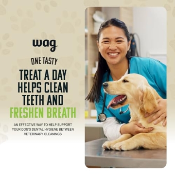 Wag Dental Dog Treats for Dogs - Clean Teeth & Fresh Breath