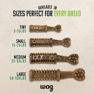 Wag Dental Dog Treats for Dogs - Clean Teeth & Fresh Breath