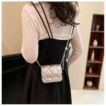 NXITK Mini Belt Bag - Stylish Crossbody Leather Purse