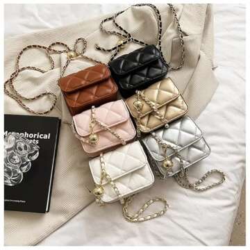 NXITK Mini Belt Bag - Stylish Crossbody Leather Purse