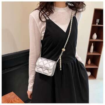 NXITK Mini Belt Bag - Stylish Crossbody Leather Purse