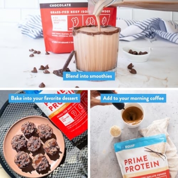 Equip Foods Prime Protein Powder Clean Beef Protein Supplement
