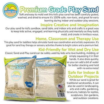 Non-Toxic Classic Sand for Creative Play and Sensory Fun