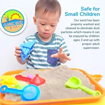 Non-Toxic Classic Sand for Creative Play and Sensory Fun