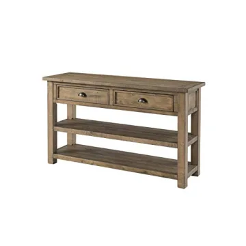Martin Svensson Home Monterey Solid Wood Console Table - Rustic Charm Meets Functionality