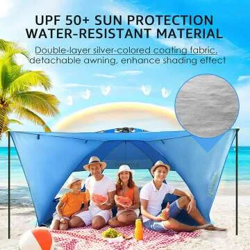 LUXCOL Portable Removable Tent | No Installation Needed