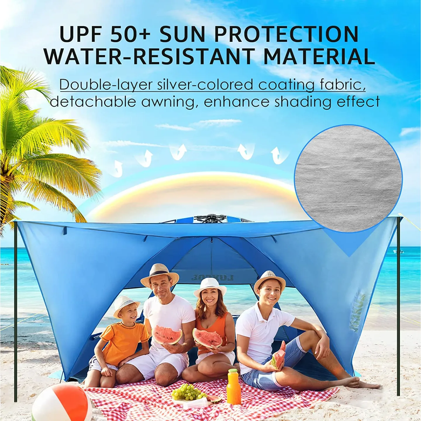 LUXCOL Portable Removable Tent | No Installation Needed