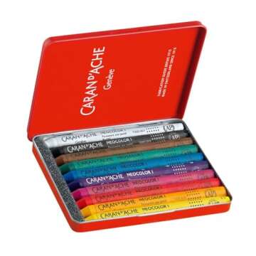 Neocolor I Water-Resistant Wax Pastels, 10 colors