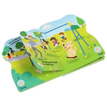 Blippi One Happy Dog Shaped Board Book for Kids