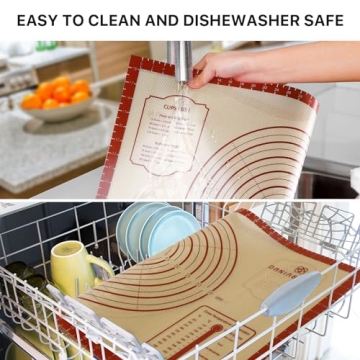 Large Silicone Baking Mat – Non-slip, Easy Clean & Reusable