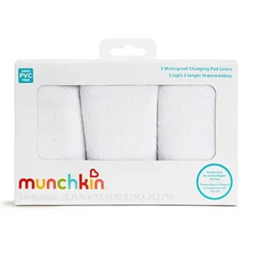 Munchkin Waterproof Changing Pad Liners for Easy Diaper Changes
