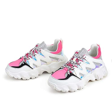 LUCKY STEP Women Chunky Platform Sneakers for Stylish Comfort