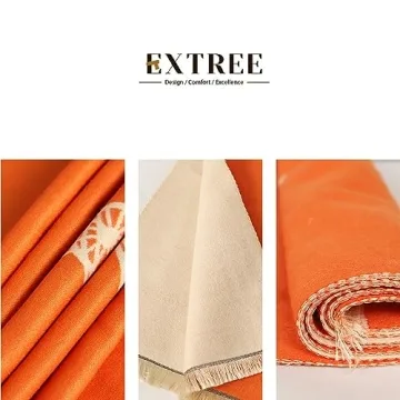 EXTREE Luxurious Pashmina Scarf Reversible Shawl Wrap