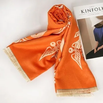 EXTREE Luxurious Pashmina Scarf Reversible Shawl Wrap