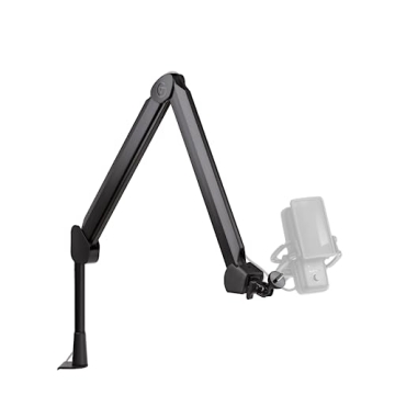 Elgato Wave Mic Arm - Premium Broadcasting Boom Arm with Cable Management Channels, Desk Clamp, 1/4"...