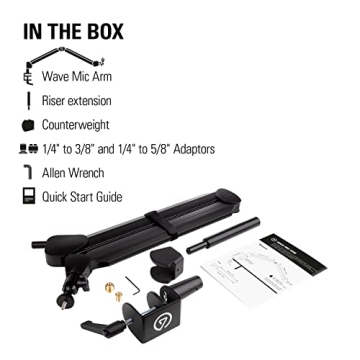 Elgato Wave Mic Arm – Adjustable Boom Arm with Cable Management