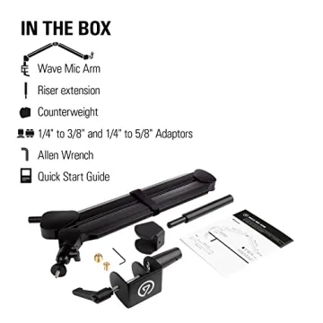 Elgato Wave Mic Arm – Adjustable Boom Arm with Cable Management