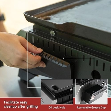 Royal Gourmet PD1300 Portable Griddle for Outdoor Cooking