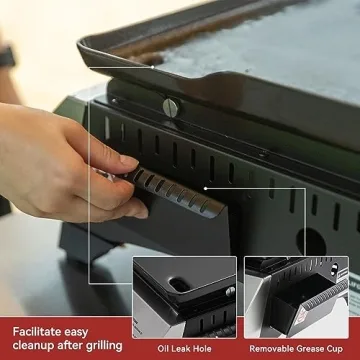 Royal Gourmet PD1300 Portable Griddle for Outdoor Cooking