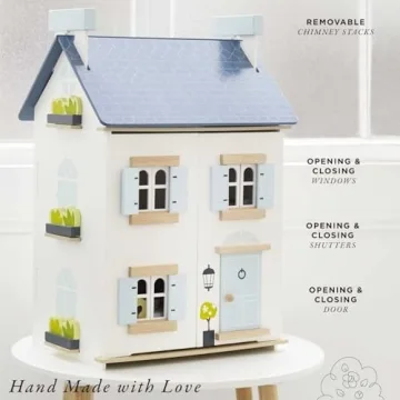 Le Toy Van Wooden Sky Doll House for Kids - Safe & Sturdy