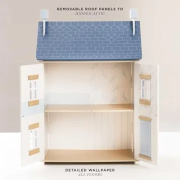 Le Toy Van Wooden Sky Doll House for Kids - Safe & Sturdy