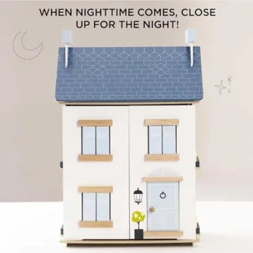 Le Toy Van Wooden Sky Doll House for Kids - Safe & Sturdy