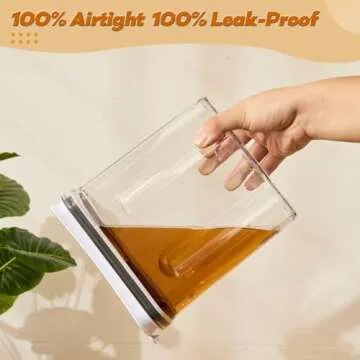 FreshKeeper Airtight Food Storage Cereal Containers