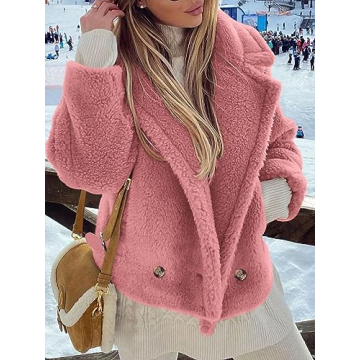 PRETTYGARDEN Women's Sherpa Winter Coat - Chic & Cozy