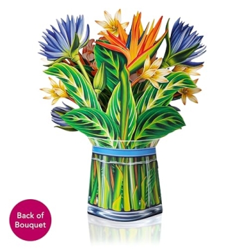 3D Flower Bouquet Pop Up Greeting Cards