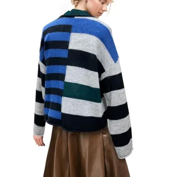 WINSASI Oversized Striped Womens Sweater Free People Dupe