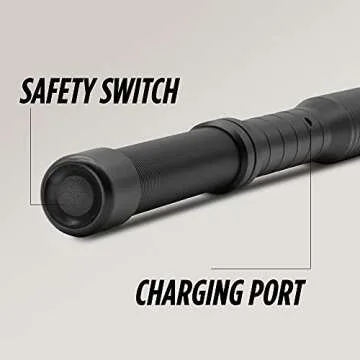 All-in-One Stun Gun Pepper Spray Flashlight Guard Dog Security Olympian