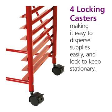 Mobile Art Rack for Easy Organization and Transport