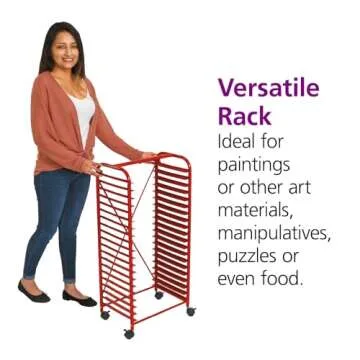 Mobile Art Rack for Easy Organization and Transport