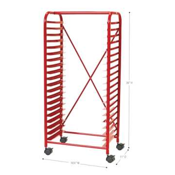 Mobile Art Rack for Easy Organization and Transport