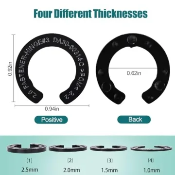 Refrigerator Door Hinge Shims - Height Adjust Kit