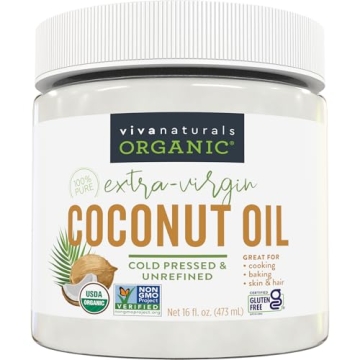 Organic Cold-Pressed Extra Virgin Coconut Oil 16 fl oz