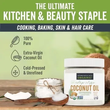 Organic Cold-Pressed Extra Virgin Coconut Oil 16 fl oz