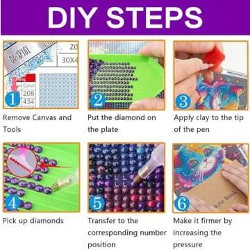 croshom Wild Flowers Diamond Art Painting for Adults-Flower DIY 5D Diamond Art Kits,Gem Art Kits for Gift Home Decor 12x16in