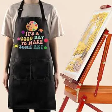 WZMPA Artist Painters Apron Perfect Gift for Creatives