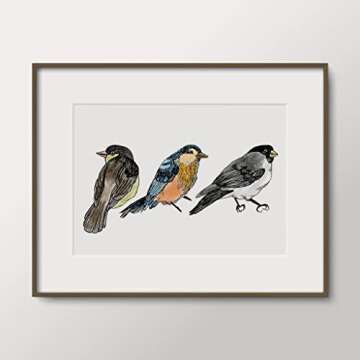 7 PCS Birds Clear Stamps for Card Making and Journaling, Tree Branches Silicone Stamps Birds Rubber Stamps for Scrapbooking DIY Cards Album Crafts Supplies