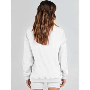 ANRABESS Womens Oversized Sweatshirts Turtleneck Pullover Long Sleeve Hoodies Tops 2024 Fall Fashion Preppy Outfits White-S