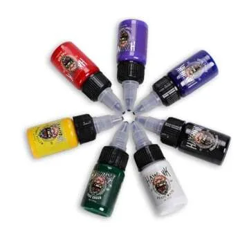 HAWINK Tattoo Ink Set - 7 Colors for Professionals - 1/2oz (15ml)